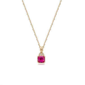 Rose Square Pendant Necklace.jpg Rose Square Pendant Necklace
