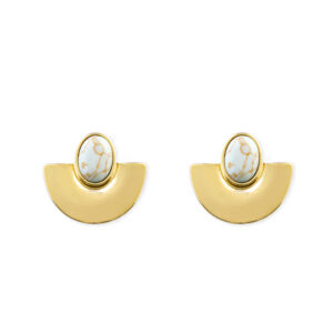 Ivory Arc Stud Earrings.jpg Ivory Arc Stud Earrings
