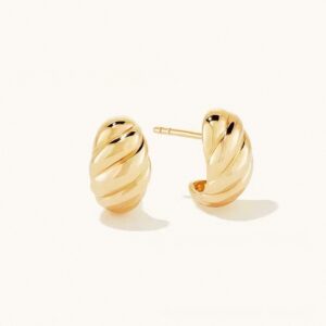 Solea Ribbed Hoop Earrings.jpeg Solea Ribbed Hoop Earrings
